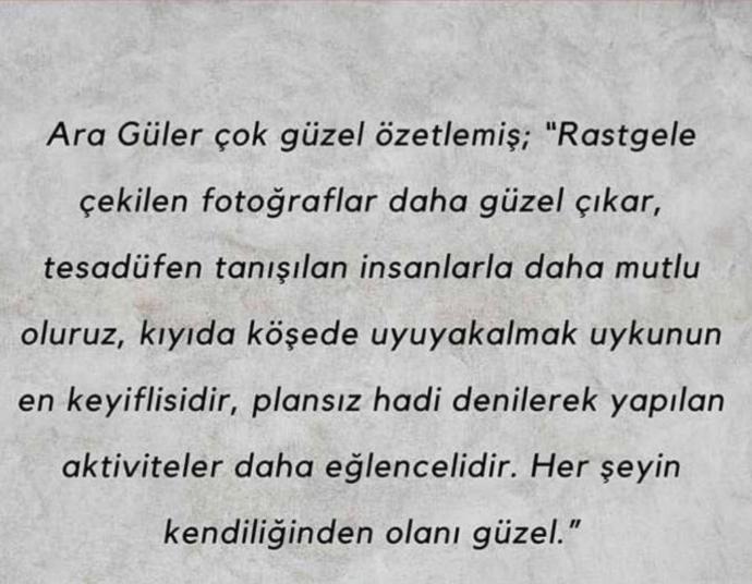 Hayatı planlı yaşamak mı güzeldir, spontane yaşamak mı?