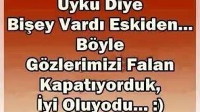 Neden uyumuyorsun?