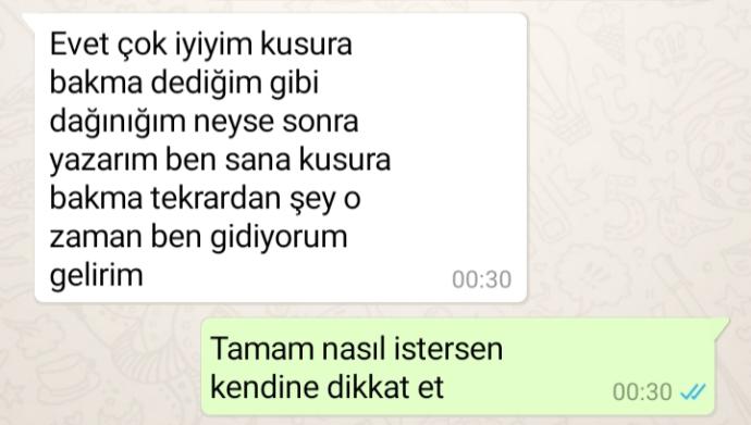 Eski sevgilim neden böyle yazdı (resimli)?