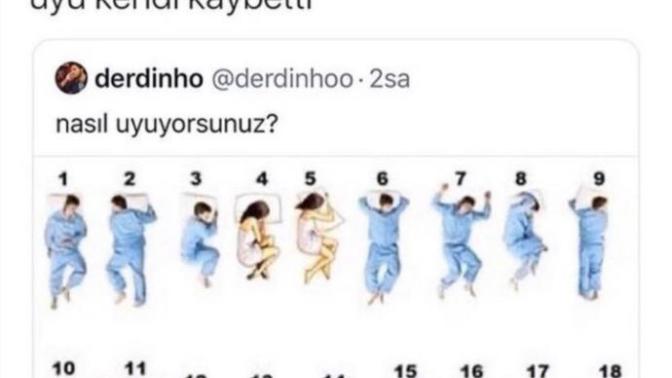 Sen nasıl uyuyorsun?