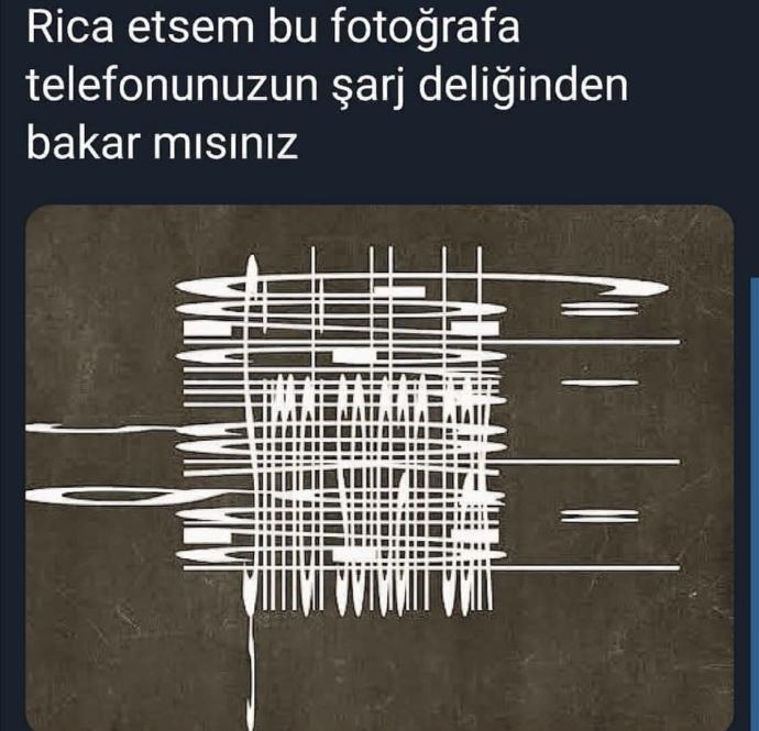 Günaydın herkeze şimdi attığım resme bir bakar mısınız?