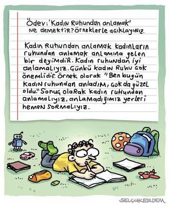 Kadın ruhundan iyi anlayanlar anlamadığı yeri sorarak mı öğrenmiştir?