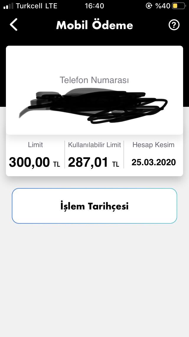 Mobil ödeme yapamıyorum limite ulaştınız diyor ne yapmam gerekiyor?