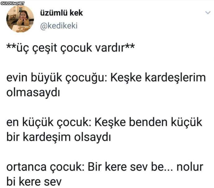 Ortanca çocuk sendromu yaşayan var mı?