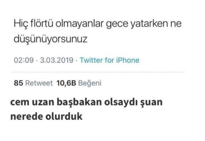 Hiç flörtü olmayanlar gece yatarken ne düşünüyor?