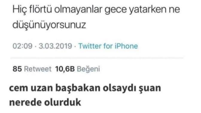 Hiç flörtü olmayanlar gece yatarken ne düşünüyor?