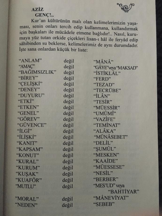 "Türkçesi varken" neden yabancı kelimelere özeniyoruz?