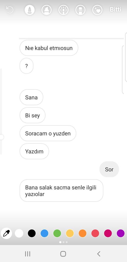 Eski sevgili 5 ay sonra niye bunları yazar?