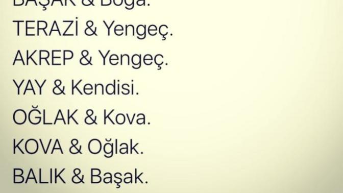 Sizin en sevdiğiniz burç hangisi?