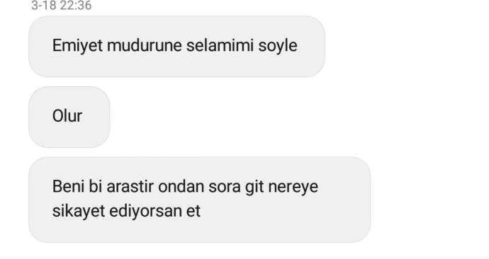 Tehdit eden şahıs hiçbir şeyim olmuyor fakat benimle sevgili olmak istediğini söylüyor , son derece tehlikeli bir yaratık can güv