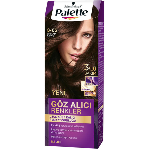 Palette Göz Alıcı Renkler 3-65 Çikolata Kahve