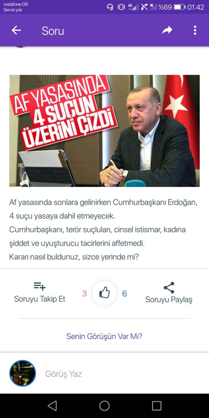 Kadına şiddete ve çocuk istismarına Koronavirüs affını nasıl buluyorsunuz?