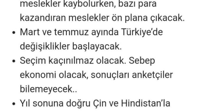 Kehanetler ve gerçekler?