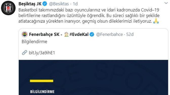 Fenerbahçe Beko Basketbol takımında 3 oyuncu ve idari menajerin korona virüs testi pozitif çıktı konu hakkında düşünceleriniz neler?