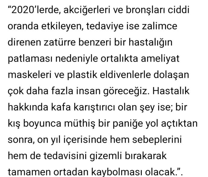 Bu kehanet hakkında ne düşünüyorsunuz?