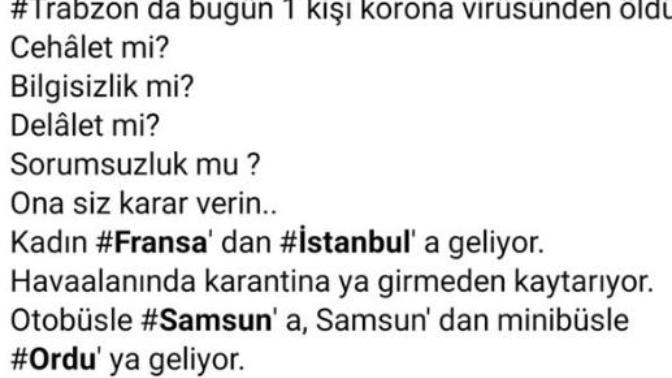 Korona virüs nasıl yayıldı sizce?