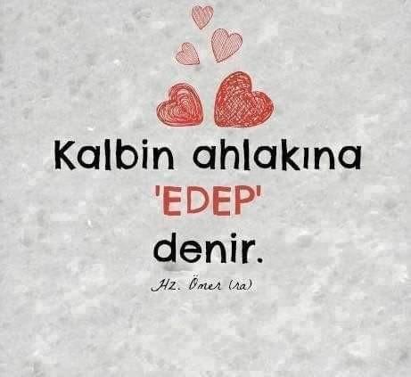 Edep nedir? Sizin için ne ifade eder?