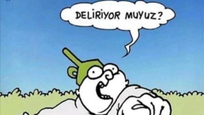 Ne yapıyorsunuz cümleten deliriyor muyuz?
