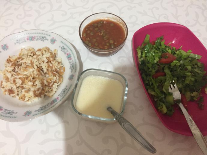 Artı yoğurdum vardı birazcık