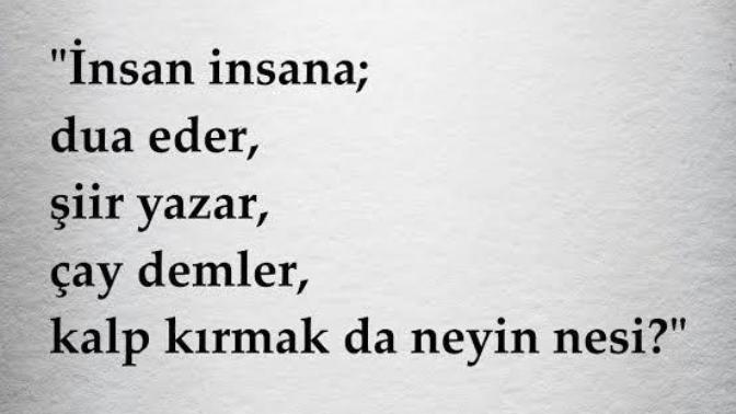 Hiç birinin kalbini kırdın mı?