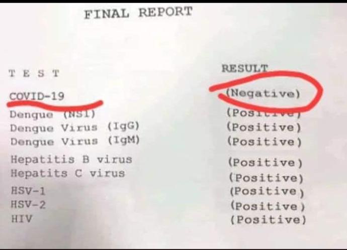 Corona testi yaptırdım negatif çıktı, siz yaptırdınız mı?
