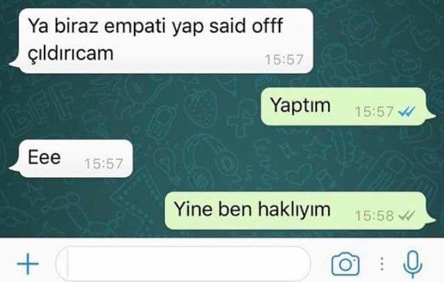 yaa said off çıldıVıcammm. s. s. s