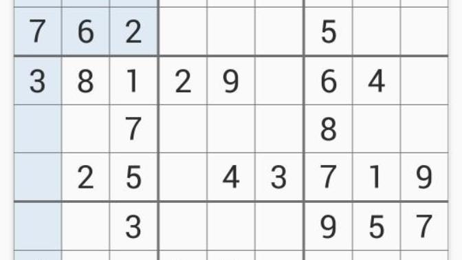 Sudoku oynamayı biliyor musunuz?
