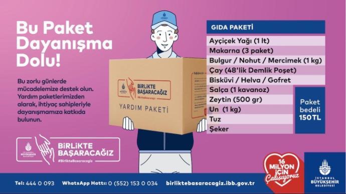 Paket bedeli 150 TL imiş... Yersen...