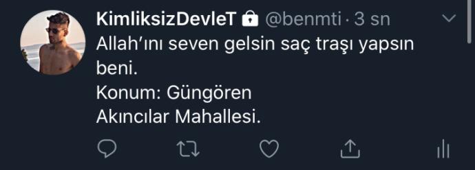şu an en çok neye ihtiyacınız var?