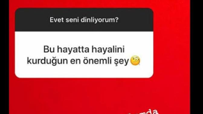 BU HAYATTA HAYALİÑİ KURDUĞUN EN ÖNEMLİ ŞEY NEydi?