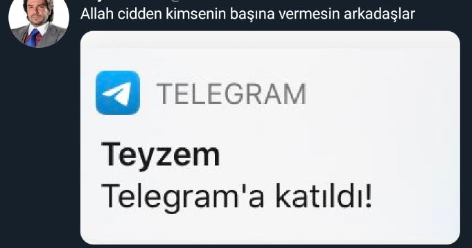 Telegram'a katıldı bildirimi kimlere gidiyor, bilen var mı?