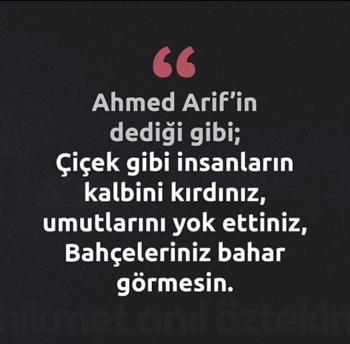 “Bahçen bahar görmesin” dediğiniz kim var?