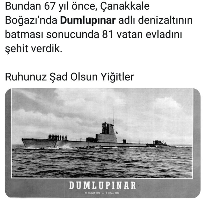 Dumlupınar, 4  Nisan  Deniz Şehitleri Günü 😔🙏🌹 Ah bir ataş ver, cigaramı yakayım... 🎶 Türküsünün hikayesini biliyor musunuz?