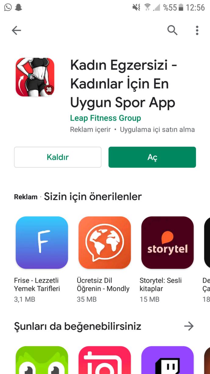 Bildiğiniz en iyi egzersiz uygulaması hangisi?