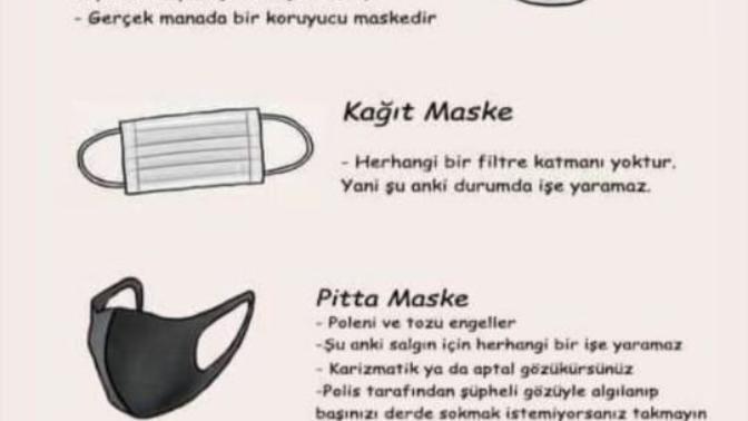 Bu virüslü günlerde siz hangi maskeyi tercih ediyorsunuz?