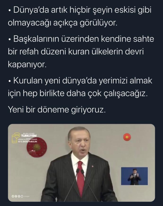 Sizce Yeni Dünya Düzeni nasıl olacak?