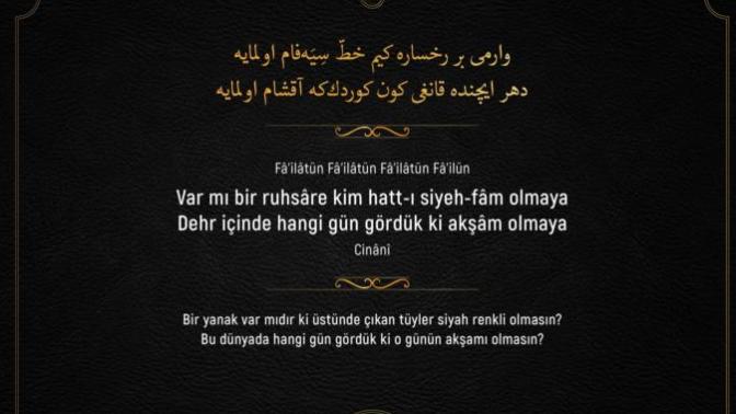 Dehr içinde hangi gün gördük ki akşam olmaya?