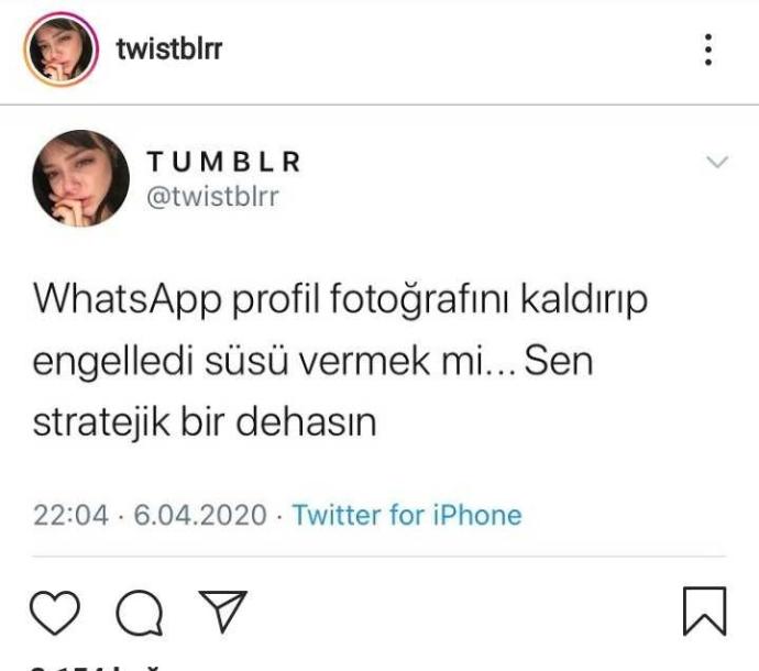 WhatsApp profil fotoğrafını kaldırıp engelledi süsü verenler burda mı?