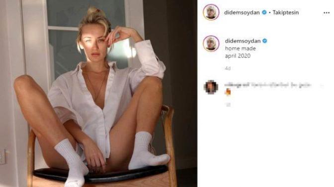 Model Didem Soydan'ın, "ev hali" pozunu nasıl buldunuz?