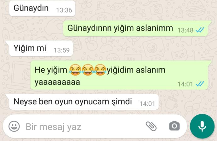 Goruldumu atam bisi yazammi?