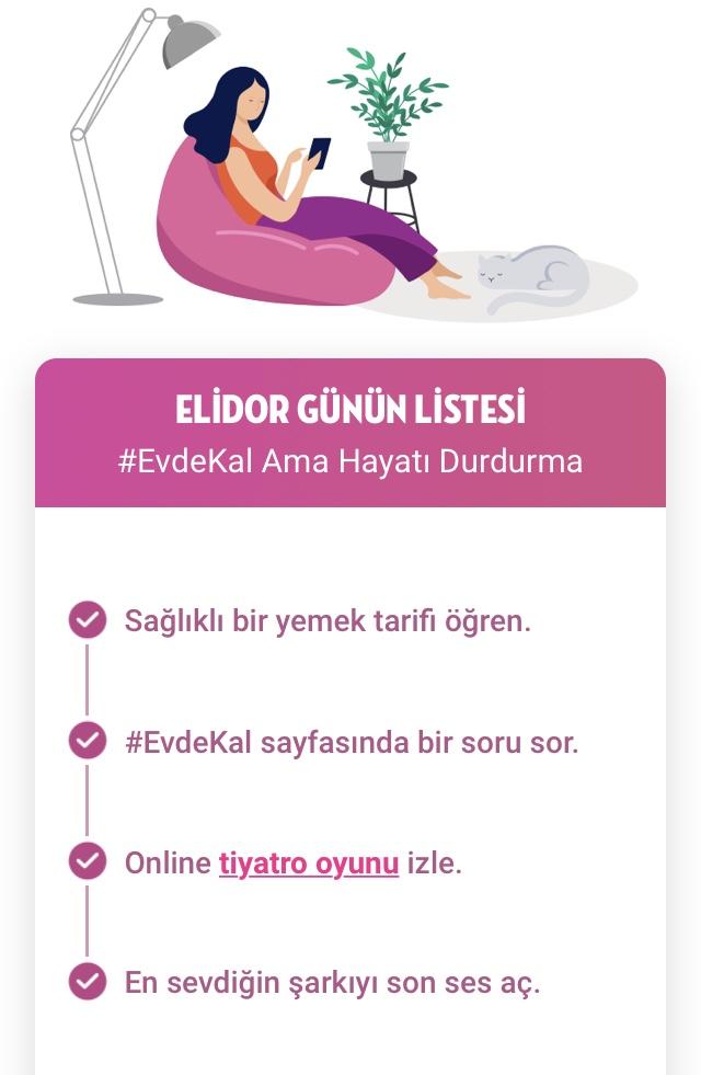 #EvdeKal sürecinde “Elidor Günün Listesi” paylaşılıyor. Peki bu listeye sen ne eklemek istersin?