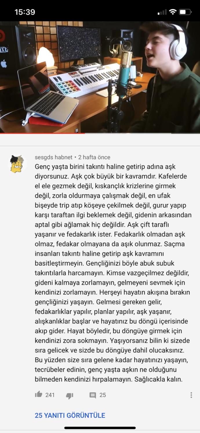 Youtube’ da yorumları okur musunuz?