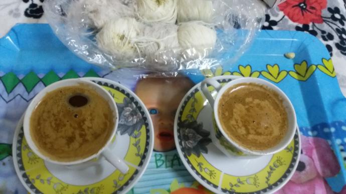 Annemle babama kahve yaptım nasıl olmuş😋?