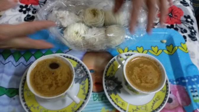 Annemle babama kahve yaptım nasıl olmuş😋?