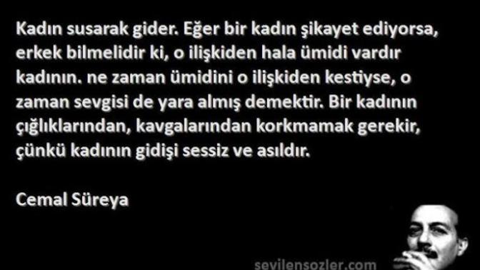 Kadınlar susarak mi gider?