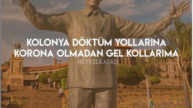 "Kolonya döktüm yollarına, korona olmadan gel kollarıma" demek istediğiniz kim var?