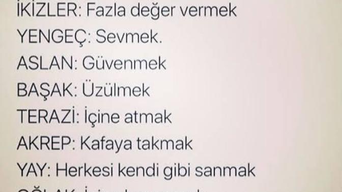 Burçların yaptığı hatalar neymiş?