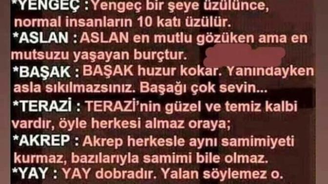 Senin burcun neymiş?