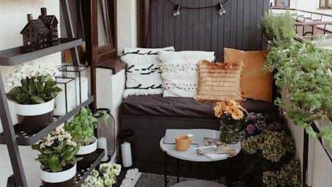 Hangi balkon dekorasyonu daha hoş?