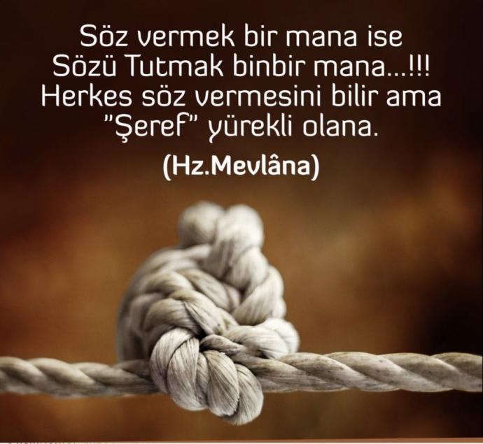 Verdiğin sözleri tuttun mu?